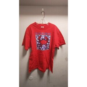 Vintage 1994 Large Crab Woman Tee Shirt Rare Kitsch L